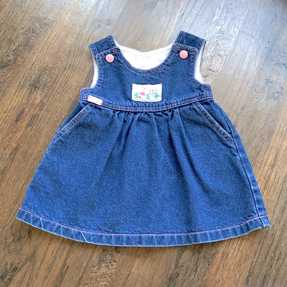 Vintage 1980s Lee Jean Jumper for Baby Girls